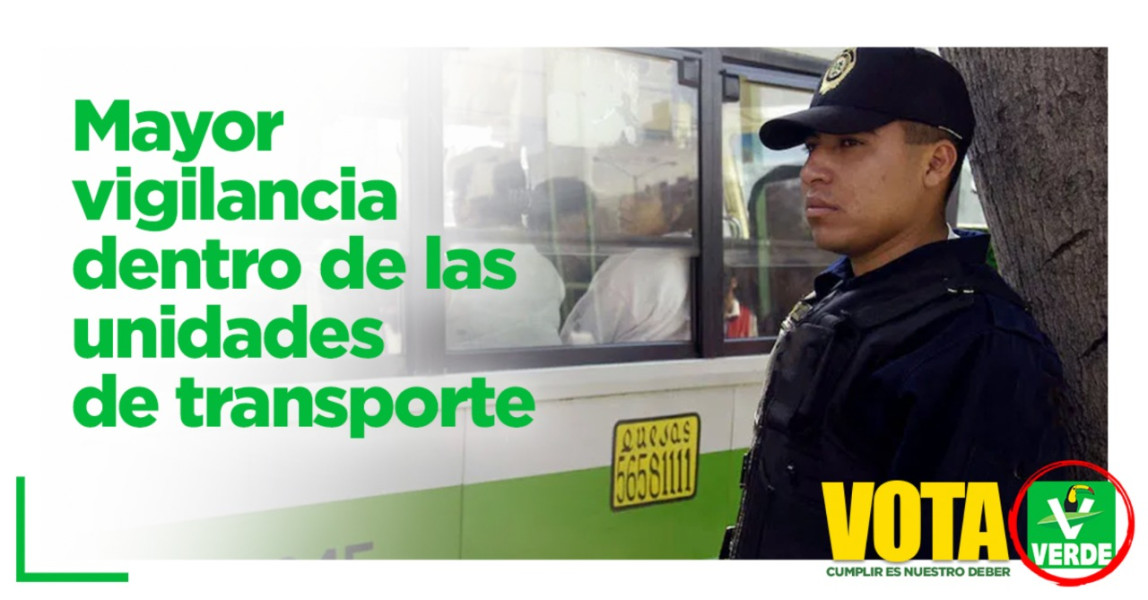 Mayor vigilancia dentro de las unidades de transporte