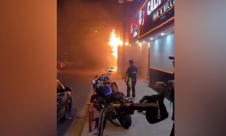 Detienen a presunto responsable de incendio en bar de Sonora