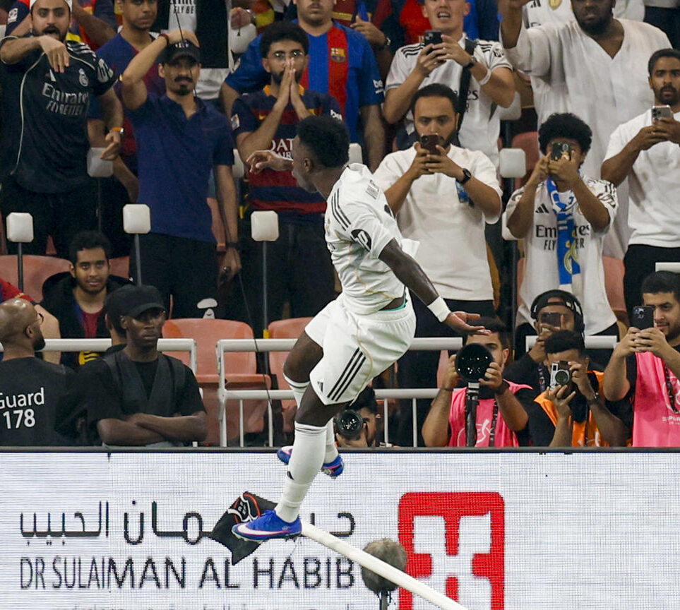 El Real Madrid sufre un ajustado triunfo sin capacidad de ganar con autoridad ante el Vinicius brilhante.