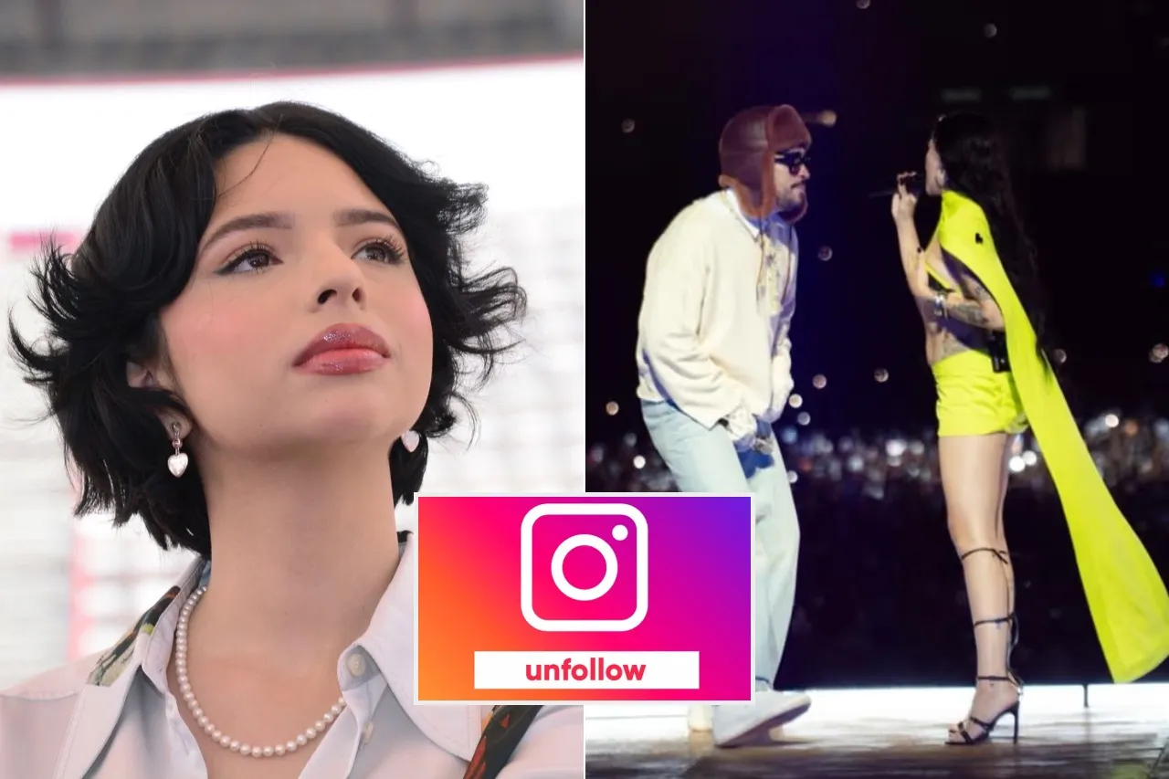 Ángela deja de seguir a Bad Bunny tras cantar 'Con Otra' a lado de Cazzu en show