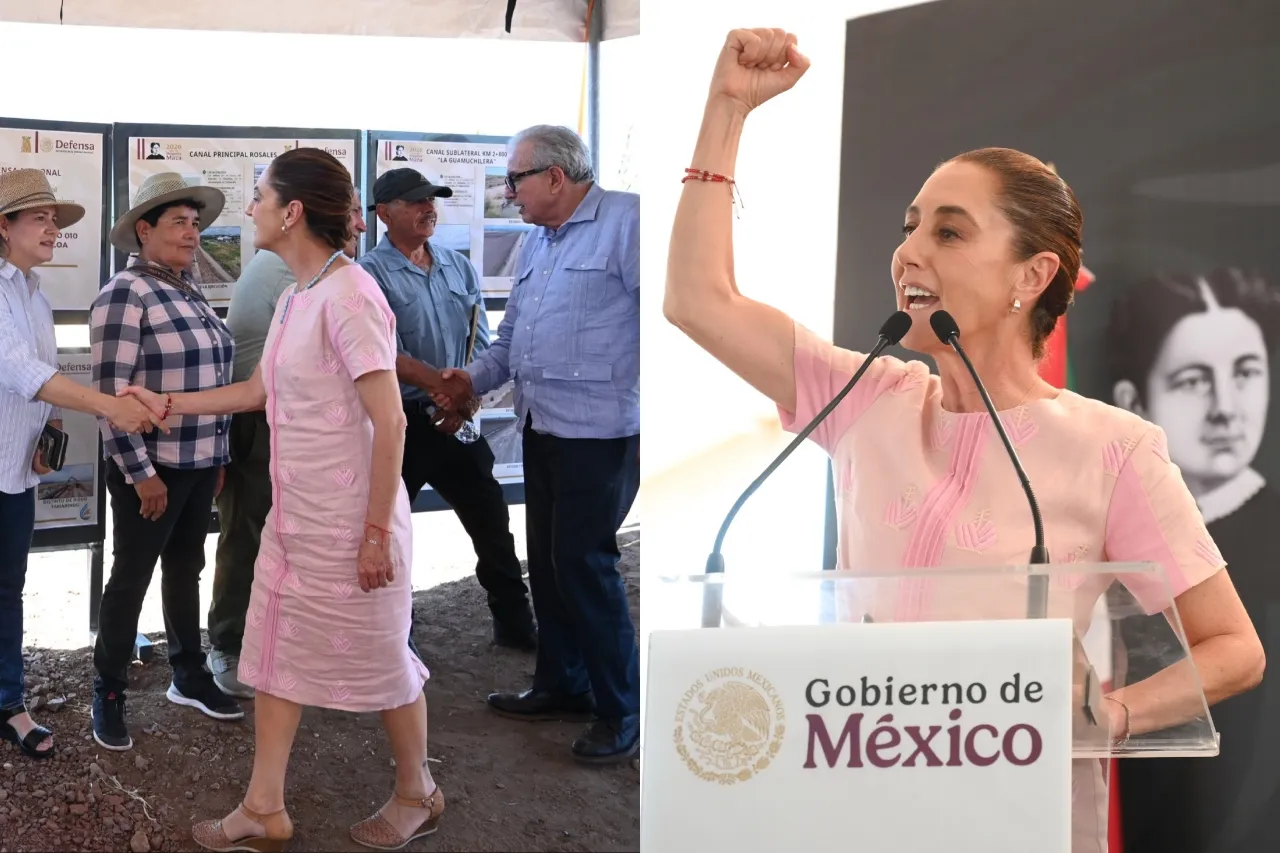 Avances clave en infraestructura: Sheinbaum impulsa obras de salud y riego en Culiacán